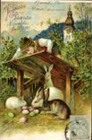 CPA Lapin Lapins Enfant
