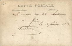 CARTE PHOTO Militaria Chasseurs Alpins 