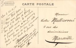 Vintage Postcard Militaria That they come there the Boches