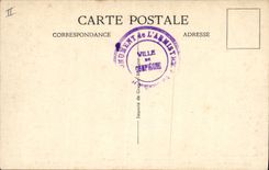 CPA Militaria Signature de l'armistice 11 novembre 1918 