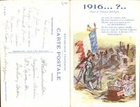 CPA Militaria 1916 ? Theodore Botrel 