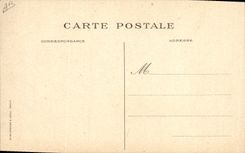 Vintage Postcard Militaria Leagues fraternal Children of France Paris Alsace