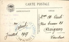 Vintage Postcard Militaria Give quickly of your news