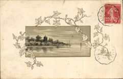 CPA Fantaisie Illustrateur Paysage 