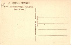 CPA Petanque Provence Joueurs de boules