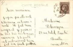 Vintage Postcard Game of bowls Saint Amand Montrond the bowling pitch