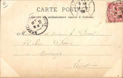 Vintage Postcard Game of bowls Paris Wood of Vincennes Bowlers SIGNAL