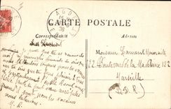 Vintage Postcard Diabolo Children Attention has my nose