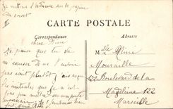 Vintage Postcard Twin wheel Children a prowess of the high one