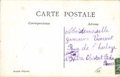 Vintage Postcard Twin wheel Child wife