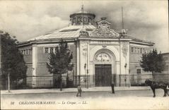 Vintage Postcard Circus Trawl-nets on the Marne