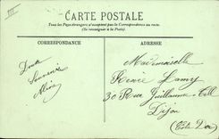 Vintage Postcard Troyes Circus