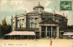 Vintage Postcard Amiens Circus