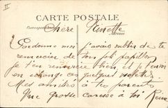 Postal Circo Troyes una esquina sobre el circo Vista tomada de la fuente Argence