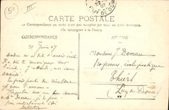 CPA Cirque Chalons sur Marne l'entree 