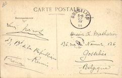 Vintage Postcard Rheims Circus