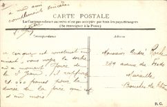 Vintage Postcard Circus Left one Amiens morning