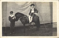 CPA Cirque Artistes Cheval poney 