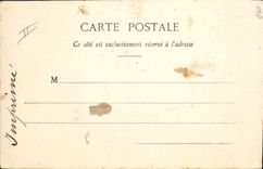 Vintage Postcard Circus the clowns dog