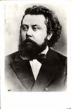 Postal Moussorgsky Compositor Ruso Rusia Russia
