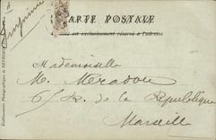 Postal Negro músico