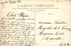 Postal Marsella Exposición colonial 1906 de Concierto tunecino