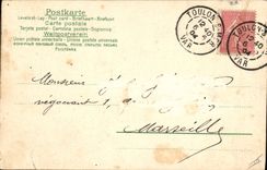 Vintage Postcard Rabbit Rabbits Woman