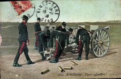 CPA Militaria Artillerie Pour abattre 