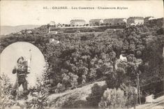 Vintage Postcard Militaria Alpine hunters Fatty barracks