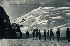 CPA Militaria Chasseurs Alpins Maurienne Massif de la Vanoise Dome de Chasseforet 
