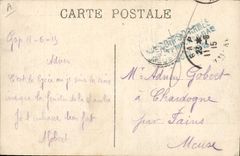 CPA Militaria Chasseurs Alpins Gap Place du lycee Revue militaire 