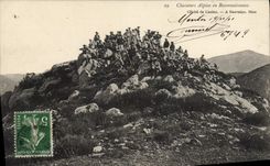 CPA Militaria Chasseurs Alpins en reconnaissance 