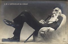 CPA SM l'Empereur du Congo 