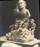 CPA En famille Poule Coq 