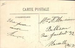 CPA Carnaval de Nice Le bandit de Pegomas emportant la Joconde Leonard de Vinci 