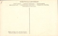 CPA Carolus Duran Portrait de Mme GE et de ses enfants Musee du Luxembourg Paris 