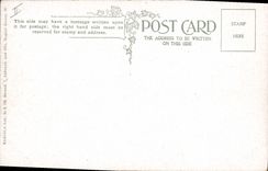 Vintage Postcard Boat The Burial of Wilkie