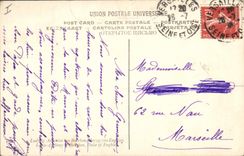 Postal Schilly Louis Antoine de Borbón Duque de Enghien Vagar de Versalles
