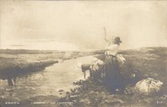 CPA Gagneau Les lavandieres 