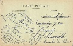 Vintage Postcard Folklore Maraichinage has the inn