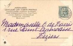 Vintage Postcard Fantaisie Illustrator Angel Is tickled pink