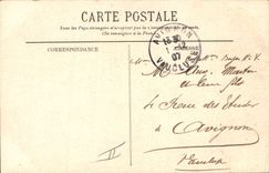 Vintage Postcard Fantasy Paris Illustrator the Palate of Luxembourg