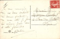 Vintage Postcard Fantasy Caleche Illustrator