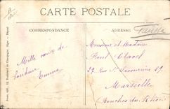 Vintage Postcard progress of the Twin wheel Fissa Fissa