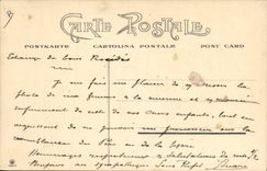 Vintage Postcard Fantasy Illustrator Sheep Hat Muguette Woman