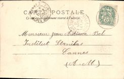 Vintage Postcard Circus Baby Clown