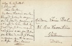 Postal Folclore Jugador de Flauta África el Septentrional