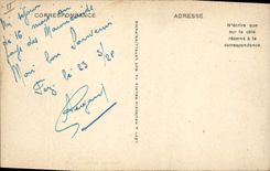 Postal Folclore Músico árabe África el Septentrional