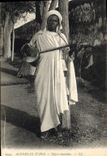 Vintage Postcard Folklore Negro North Africa musician