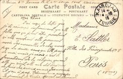CPA Folklore Negro musicien Afrique du Nord 